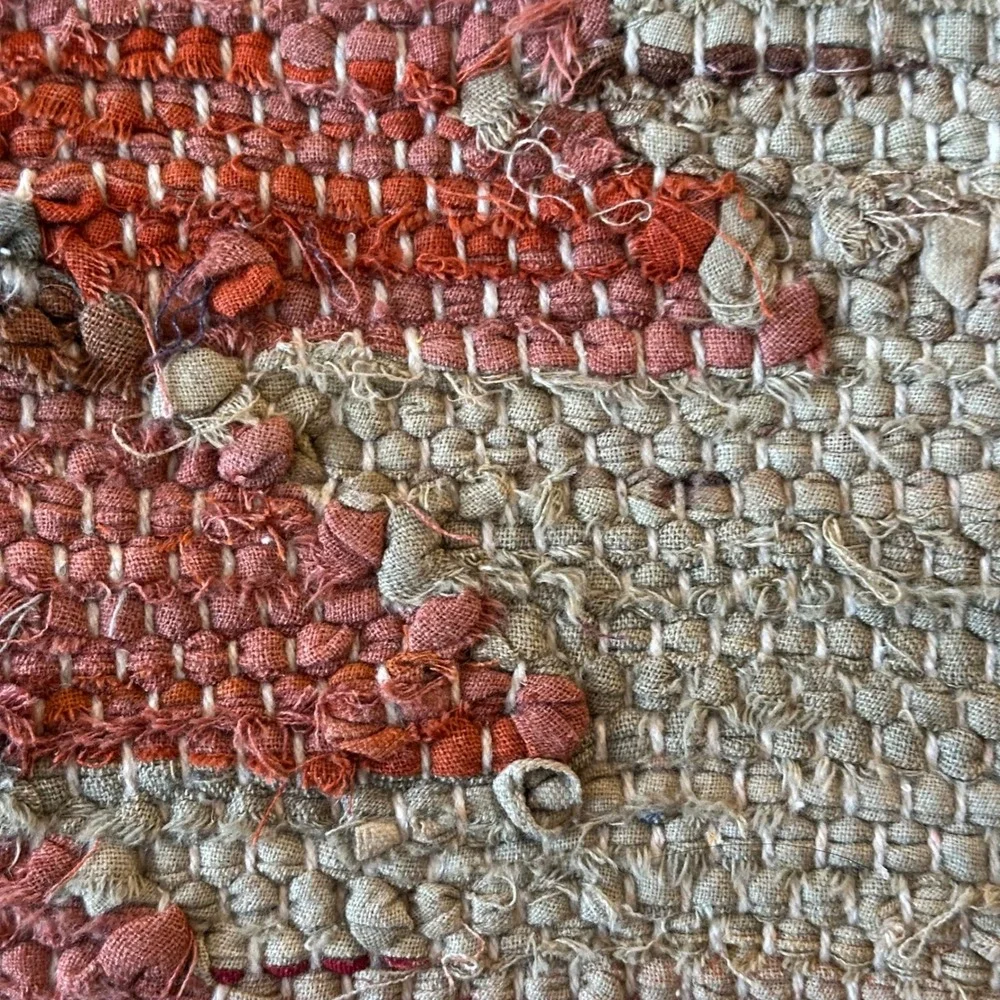 Handmade Cotton Rag Rug Kilim Southwestern Geometric Multicolor Pillow Sham Boho